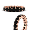 Load image into Gallery viewer, 4-carat-stunning-round-black-diamond-band-in-rose-gold-FD11249-ROBGBLACKANGLE3-4.00CT-NL-RG
