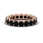 Load image into Gallery viewer, 4-carat-stunning-round-black-diamond-band-in-rose-gold-FD11249ROBGBLACK-4.00CT-NL-RG