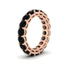 Load image into Gallery viewer, 4-carat-stunning-round-black-diamond-band-in-rose-gold-FD11249ROBGBLACKANGLE2-4.00CT-NL-RG