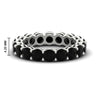 Load image into Gallery viewer, 4-carat-stunning-round-black-diamond-band-in-white-gold-FD11249ROBGBLACK-4.00CT-NL-WG-HW