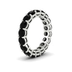 Load image into Gallery viewer, 4-carat-stunning-round-black-diamond-band-in-white-gold-FD11249ROBGBLACKANGLE2-4.00CT-NL-WG