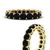 Load image into Gallery viewer, 4-carat-stunning-round-black-diamond-band-in-yellow-gold-FD11249-ROBGBLACKANGLE3-4.00CT-NL-YG