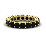 Load image into Gallery viewer, 4-carat-stunning-round-black-diamond-band-in-yellow-gold-FD11249ROBGBLACK-4.00CT-NL-YG