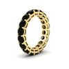Load image into Gallery viewer, 4-carat-stunning-round-black-diamond-band-in-yellow-gold-FD11249ROBGBLACKANGLE2-4.00CT-NL-YG