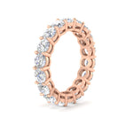 Load image into Gallery viewer, 4-carat-stunning-round-diamond-band-in-rose-gold-FD11249ROBANGLE2-4.00CT-NL-RG