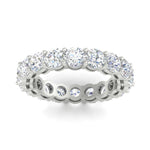 Load image into Gallery viewer, 4-carat-stunning-round-diamond-band-in-white-gold-FD11249ROBANGLE5-4.00CT-NL-WG