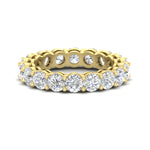 Load image into Gallery viewer, 4-carat-stunning-round-diamond-band-in-yellow-gold-FD11249ROB-4.00CT-NL-YG