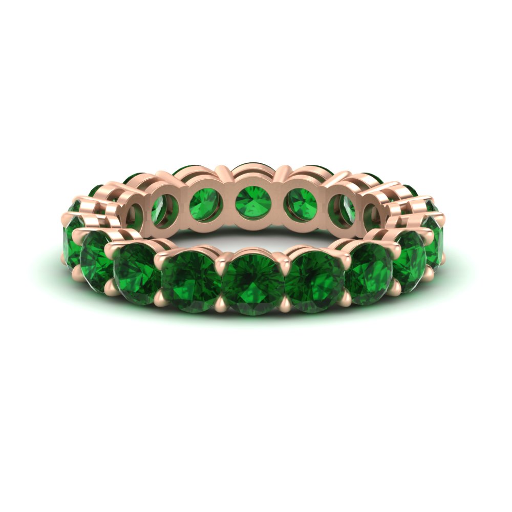 4-carat-stunning-round-emerald-band-in-rose-gold-FD11249ROBGEMGR-4.00CT-NL-RG