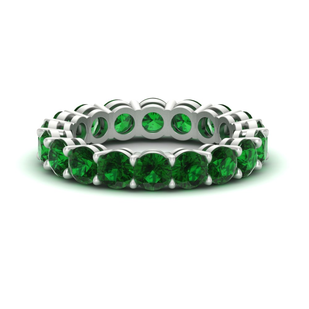 4-carat-stunning-round-emerald-band-in-white-gold-FD11249ROBGEMGR-4.00CT-NL-WG