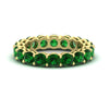 Load image into Gallery viewer, 4-carat-stunning-round-emerald-band-in-yellow-gold-FD11249ROBGEMGR-4.00CT-NL-YG