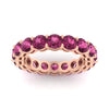 Load image into Gallery viewer, 4-carat-stunning-round-pink-sapphire-band-in-rose-gold-FD11249ROBGSADRPIANGLE5-4.00CT-NL-RG