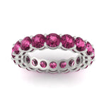 Load image into Gallery viewer, 4-carat-stunning-round-pink-sapphire-band-in-white-gold-FD11249ROBGSADRPIANGLE5-4.00CT-NL-WG