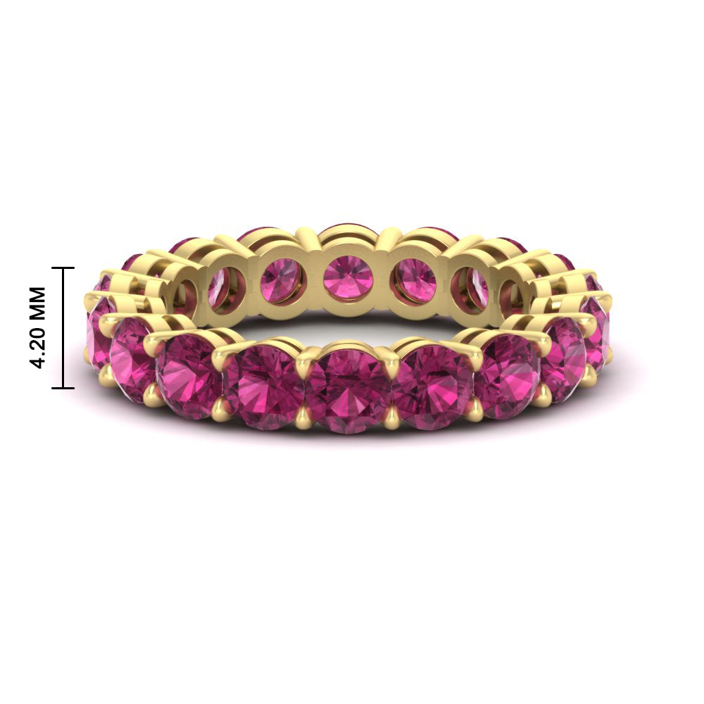 4-carat-stunning-round-pink-sapphire-band-in-yellow-gold-FD11249ROBGSADRPI-4.00CT-NL-YG-HW