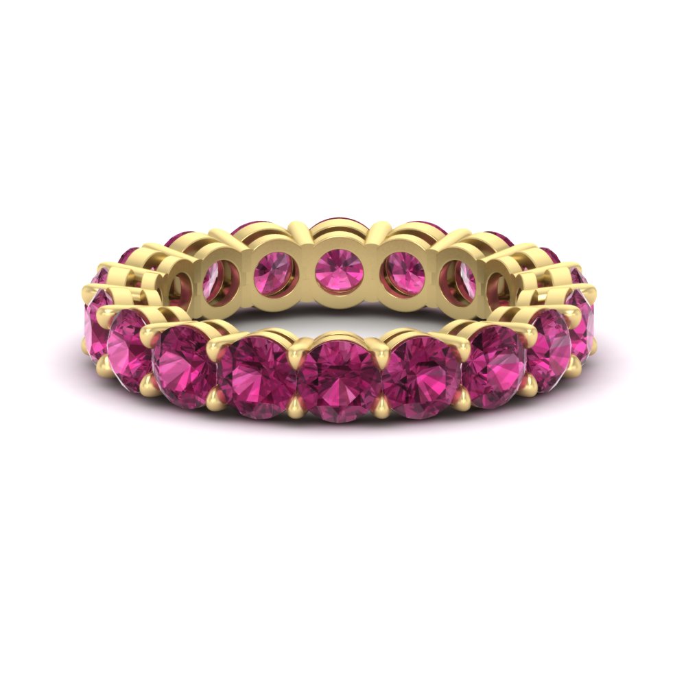 4-carat-stunning-round-pink-sapphire-band-in-yellow-gold-FD11249ROBGSADRPI-4.00CT-NL-YG