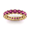 Load image into Gallery viewer, 4-carat-stunning-round-pink-sapphire-band-in-yellow-gold-FD11249ROBGSADRPIANGLE5-4.00CT-NL-YG