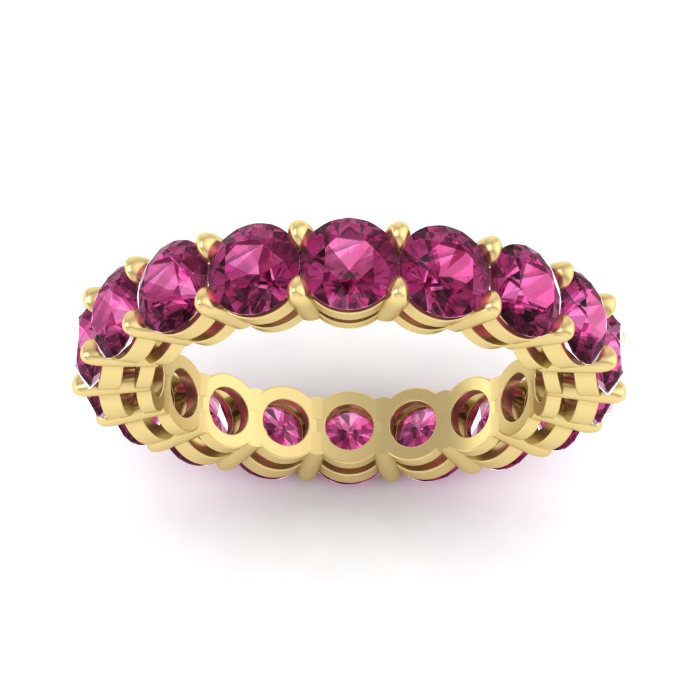 4-carat-stunning-round-pink-sapphire-band-in-yellow-gold-FD11249ROBGSADRPIANGLE5-4.00CT-NL-YG
