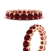 Load image into Gallery viewer, 4-carat-stunning-round-ruby-band-in-rose-gold-FD11249-ROBGRUDRANGLE3-4.00CT-NL-RG
