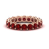 Load image into Gallery viewer, 4-carat-stunning-round-ruby-band-in-rose-gold-FD11249ROBGRUDR-4.00CT-NL-RG