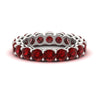 Load image into Gallery viewer, 4-carat-stunning-round-ruby-band-in-white-gold-FD11249ROBGRUDR-4.00CT-NL-WG