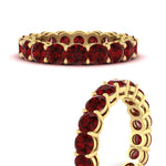 Load image into Gallery viewer, 4-carat-stunning-round-ruby-band-in-yellow-gold-FD11249-ROBGRUDRANGLE3-4.00CT-NL-YG