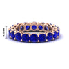 Load image into Gallery viewer, 4-carat-stunning-round-sapphire-band-in-rose-gold-FD11249ROBGSABL-4.00CT-NL-RG-HW