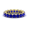 Load image into Gallery viewer, 4-carat-stunning-round-sapphire-band-in-yellow-gold-FD11249ROBGSABL-4.00CT-NL-YG
