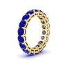 Load image into Gallery viewer, 4-carat-stunning-round-sapphire-band-in-yellow-gold-FD11249ROBGSABLANGLE2-4.00CT-NL-YG