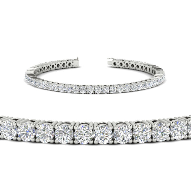 4 carat tennis bracelet