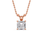 Load image into Gallery viewer, Asscher Cut Solitaire Pendant
