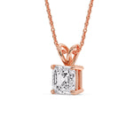 Load image into Gallery viewer, Asscher Cut Solitaire Pendant
