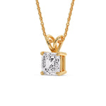 Load image into Gallery viewer, Asscher Cut Solitaire Pendant
