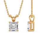 Load image into Gallery viewer, Asscher Cut Solitaire Pendant

