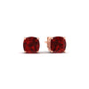Load image into Gallery viewer, 4-ct-cushion-cut-ruby-basket-stud-earring-in-rose-gold-fdear10411cugrudrangle1-4.00ct-nl-rg.jpg