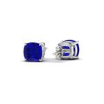 Load image into Gallery viewer, 4-ct-cushion-cut-sapphire-basket-stud-earring-in-white-gold-fdear10411cugsablangle4-4.00ct-nl-wg.jpg