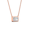 Load image into Gallery viewer, 4-ct-east-west-radiant-cut-bezel-diamond-pendant-in-rose-gold-fdpd11763raangle3-4.00ct-nl-rg.jpg