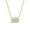 Load image into Gallery viewer, 4-ct-east-west-radiant-cut-bezel-diamond-pendant-in-yellow-gold-fdpd11763raangle1-4.00ct-nl-yg.jpg