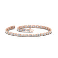 Thumbnail 11 - 4-ct-emerald-cut-bezel-tennis-diamond-bracelet