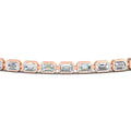 Thumbnail 12 - 4-ct-emerald-cut-bezel-tennis-diamond-bracelet