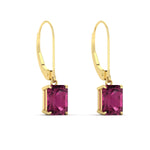 Load image into Gallery viewer, 4-ct-emerald-cut-pink-sapphire-drop-earrings-in-yellow-gold-fdear11236emgsadrpiangle3-4.00ct-nl-yg.jpg?v=1765364328