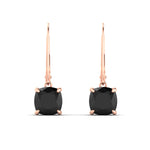 Load image into Gallery viewer, 4-ct-leverback-cushion-cut-black-diamond-drop-earrings-in-rose-gold-fdear11236cugblackangle2-4.00ct-nl-rg.jpg?v=1765359809
