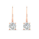Load image into Gallery viewer, 4-ct-leverback-cushion-cut-diamond-drop-earrings-in-rose-gold-fdear11236cuangle2-4.00ct-nl-rg.jpg?v=1765359808