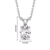 Load image into Gallery viewer, 4-ct-oval-solitaire-pendant-in-white-gold-FDPD8469OV-4CT-ANGLE1-WG-HW