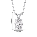 Load image into Gallery viewer, 4-ct-oval-solitaire-pendant-in-white-gold-FDPD8469OV-4CT-ANGLE1-WG-HW
