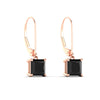 Load image into Gallery viewer, 4-ct-princess-cut-black-diamond-leverback-dangle-earrings-in-rose-gold-fdear11236prgblackangle3-4.00ct-nl-rg.jpg?v=1765510599
