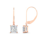 Load image into Gallery viewer, 4-ct-princess-cut-diamond-leverback-dangle-earrings-in-rose-gold-fdear11236prangle4-4.00ct-nl-rg.jpg?v=1765510598