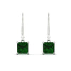 Load image into Gallery viewer, 4-ct-princess-cut-emerald-leverback-dangle-earrings-in-white-gold-fdear11236prgemgrangle2-4.00ct-nl-wg.jpg?v=1765510599