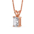 Thumbnail 127 - Radiant Cut Solitaire Necklace
