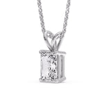 Load image into Gallery viewer, 4-ct-radiant-cut-solitaire-necklace-in-white-gold-FDPD8469RA-4CT-ANGLE2-WG
