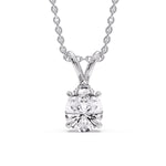Load image into Gallery viewer, Pear Shaped Solitaire Necklace
