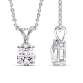 Thumbnail 135 - Pear Shaped Solitaire Necklace